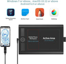 GAOMON M10K Version Pen Tablet - 25.4 x 16.9 cm graphic tablet with 8192 pressure sensitivity levels