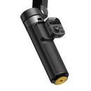 Handheld 3-Axis Anti-Shake Gimbal Stabilizer for iPhone AI Tracking Module with Fill Light Gesture Control and One-Tap Tripod Release Built-in Extension Rod