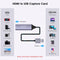 HDMI 4K 30Hz to USB3.0 adapter for video recording USB-A and USB-C