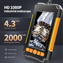 NÖRDIC 10m Endoscope Camera with Dual Lens, 4.3" IPS Digital Display, 1080P HD Camera with 8 LED Lights, IP67 Waterproof Inspection Camera
