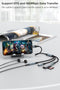 NÖRDIC USB-C Splitter 1 to 3, 1xUSB-C 1xUSB-C PD60W 1x3.5mm Headphone Jack OTG Cable