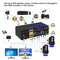 KVM 2x2 HDMI Switch Dual Monitor HDMI2.1 8K60Hz 4K144Hz 4:4:4 with 2x3.5mm and 4xUSB-A