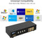 KVM 4x2 HDMI Switch Dual Monitor HDMI2.0 4K60Hz 4:4:4 with 1x3.5mm and 4xUSB-A