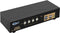 KVM 4x2 HDMI Switch Dual Monitor HDMI2.0 4K60Hz 4:4:4 with 1x3.5mm and 4xUSB-A