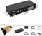 KVM 4x2 HDMI Switch Dual Monitor HDMI2.0 4K60Hz 4:4:4 with 1x3.5mm and 4xUSB-A