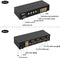 KVM 4x2 HDMI Switch Dual Monitor HDMI2.0 4K60Hz 4:4:4 with 1x3.5mm and 4xUSB-A