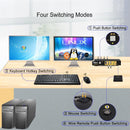 NÖRDIC KVM Switch 2x2 Dual Monitor 1x Displayport 1x HDMI 4K60Hz