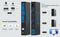 NÖRDIC KVM switch 2 to 1 HDMI to HDMI, 8K60Hz/4K120Hz, 4x USB-A