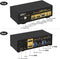 KVM switch 2 to 2 DisplayPort to DisplayPort, 8K30Hz 4K144Hz, 3x USB-A, 2x 3.5mm AUX
