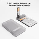 MAIWO 2.5" SATA HDD, SSD & M.2 NVMe Enclosure 10Gbps