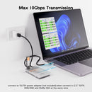 MAIWO 2.5" SATA HDD, SSD & M.2 NVMe Enclosure 10Gbps