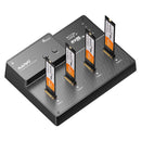 MAIWO 4-Bay M.2 NVMe SSD USB4.0 Dock, Cloner/Duplicator, Supports 1-to-3 Offline Clone & Software RAID, 40Gbps compatible with Thunderbolt 4/3