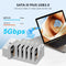 MAIWO 6x HDD cloning and docking station, 2.5"/3.5" SATA HDD, USB-C 3.0 5Gbps