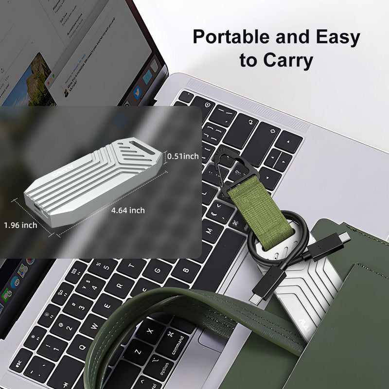 MAIWO USB4.0 NVMe external cabinet 8TB M and B&M key 2280