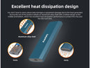Maiwo K1690 M.2 SATA & NVMe SSD combo for USB3.2 Gen2 10Gbps external case screwless design aluminum