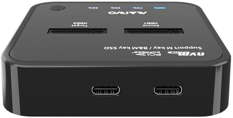 Maiwo K3016P docking station for disk cloning of NVMe SSD 1: 1 10Gbps M-Key and Key B + M
