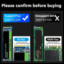 Maiwo K3016P docking station for disk cloning of NVMe SSD 1: 1 10Gbps M-Key and Key B + M