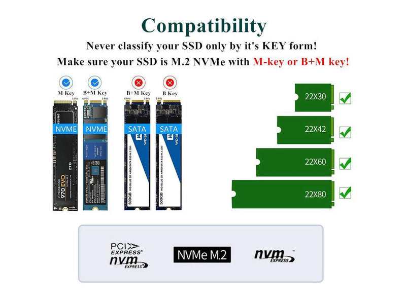 Maiwo K3016P docking station for disk cloning of NVMe SSD 1: 1 10Gbps M-Key and Key B + M
