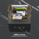 Maiwo K3082H USB 3.1 GEN1 5Gbps docking station 2st 2.5-3.5 SATA HDD SSD 2x16TB with support for UASP 3xUSB3.1 hub