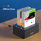 Maiwo K3082 USB 3.1 GEN1 5Gbps Docking 2x 2.5 3.5 SATA HDD up to 14TB with support for UASP, support SATAIII 6Gbps With cloning function