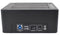 Maiwo K3082 USB 3.1 GEN1 5Gbps Dockningsstation för 2st 2,5 3,5 SATA HDD upp till 14TB  med stöd för UASP, Stöd för SATAIII 6Gbps hårddiskloning
