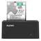 Maiwo K308C USB C 3.2 Gen2 10Gbps Docking Station for 1pc 2.5 3.5 SATA HDD SSD up to 14TB with support for UASP, Support for SATAIII 6Gbps