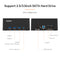 Maiwo K308H USB 3.1 GEN1 5Gbps Docking 1st 2.5-3.5 SATA HDD SSD up to 14TB with support for UASP 3xUSB3.1 hub