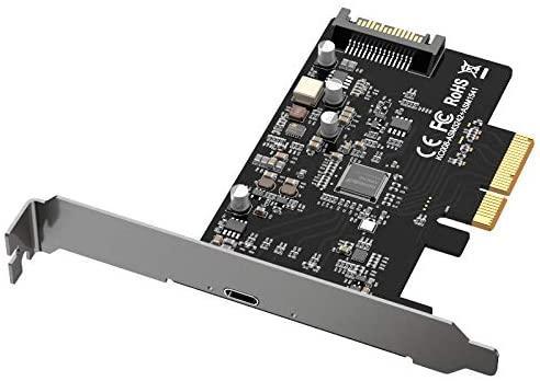 Maiwo KC008 PCI Express x4 card for 1x external USB Type C 20 Gbps USB 3.2 Gen 2x2 PCIe 3.0 x4