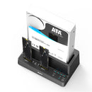 Maiwo Triple Bay HDD Clone Enclosure for 2× SSD NVMe M.2 and 1× SATA HDD