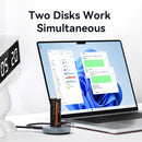 Maiwo K3026AN USB3.2 NVMe M.2 SSD Cloning Docking Station