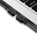 Mcdodo CA-4671 Angled Lightning (Non-MFIs) to the angled USB A cable for syncing and quick charging, LED, black, 1.2m
