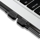 Mcdodo CA 5283 Angled USB C to angled USB A cable for sync and prompt charging LED black 3m