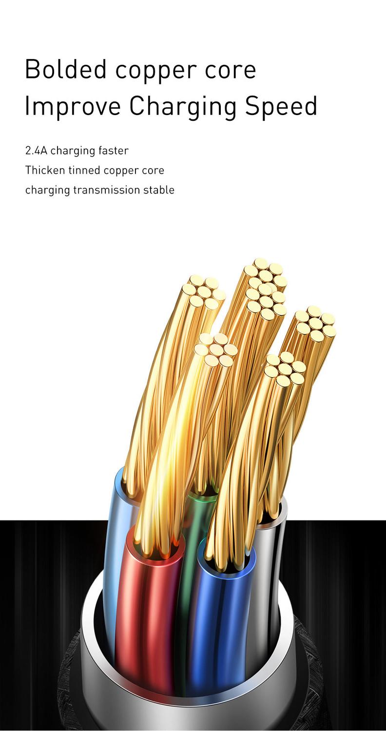 Mcdodo CA-6190 USB C to USB A cable for syncing and fast charging, LED indicator, charging stops automatically when charging is complete, black, 1m