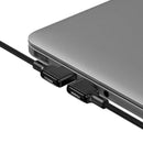 Mcdodo CA-7511 Lightning (Non-MFIs) to the USB A angled cable with LED 1,8m black