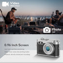Mini HD Camera – 0.96" screen, 2MP photo resolution and 1080P video, 200mAh battery