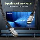 NÖRDIC 0.5m Thunderbolt 4 Extension Cable, USB C Male to Female 240W Fast Charging Cable, 40Gbps 8K 60Hz