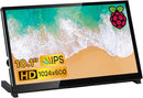NÖRDIC 10.1" Touch Screen Display, 1024x600 IPS LCD Panel with Capacitive Touch, HDMI Monitor for Raspberry Pi