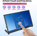 NÖRDIC 10.1" Touch Screen Display, 1024x600 IPS LCD Panel with Capacitive Touch, HDMI Monitor for Raspberry Pi