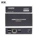 NÖRDIC 1080P 60Hz 65M HDMI KVM Extender USB over Cat5e/Cat6, POC with loop support, USB for keyboard and mouse for PC/computer