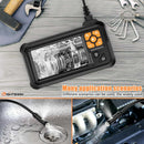 NÖRDIC 5m 1920x1080p HD Endoscope Camera with Dual Lens, 4.3" IPS Screen, IP67 Waterproof Inspection Camera with 8 LED Lights, Semi-Rigid Cable, Plug & Play