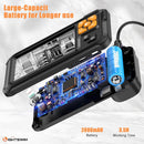 NÖRDIC 5m 1920x1080p HD Endoscope Camera with Dual Lens, 4.3" IPS Screen, IP67 Waterproof Inspection Camera with 8 LED Lights, Semi-Rigid Cable, Plug & Play
