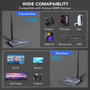 NÖRDIC 1080P Full HD HDMI Wireless 180m Extender TX to RX Loop Out WiFi 5.8G
