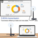 NÖRDIC 1080P Full HD HDMI Wireless 180m Extender TX to RX Loop Out WiFi 5.8G