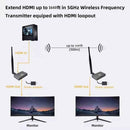 NÖRDIC 1080P Full HD HDMI Wireless 180m Extender TX to RX Loop Out WiFi 5.8G
