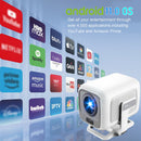 NÖRDIC 1080P Projector Netflix Certified 200 ANSI lumen 2.4/5G WiFi 6 support for iOS/Android