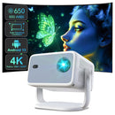 NÖRDIC 1080P Projector Netflix Certified 320 ANSI lumen 2.4/5G WiFi 6 support for iOS/Android
