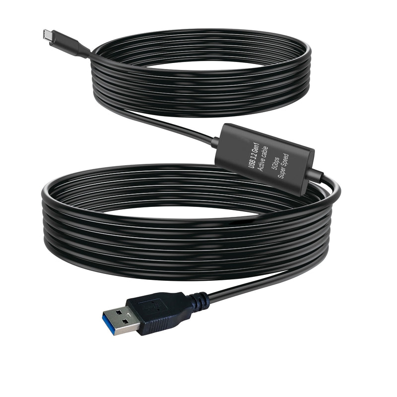 NÖRDIC 10m USB-A 3.2 GEN1 to USB-C 5Gbps Active Extension Cable