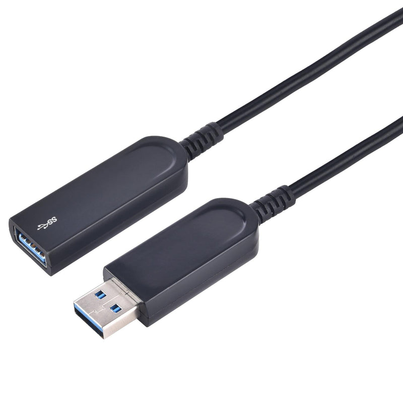 NÖRDIC 10m active AOC fiber cable 10Gbps USB 3.1 One male to USB3.1 One female USB 3.1 extension cable