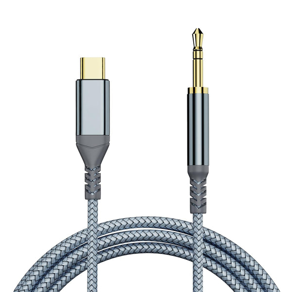 NÖRDIC 1,2m USB-C to 3.5mm Headphone Audio Aux Jack Cable