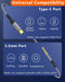 NÖRDIC 1,2m USB-C to 3.5mm Headphone Audio Aux Jack Cable